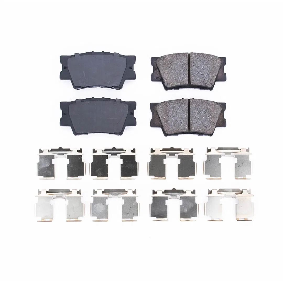 17-1212 – POWERSTOP Brake Pad, FMSI Number D1212 Ceramic Brake Pads Set Of 4 With Premium Stainless Steel Hardware